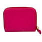 PRADA Round Zip Compact Wallet Coin Purse - Pink