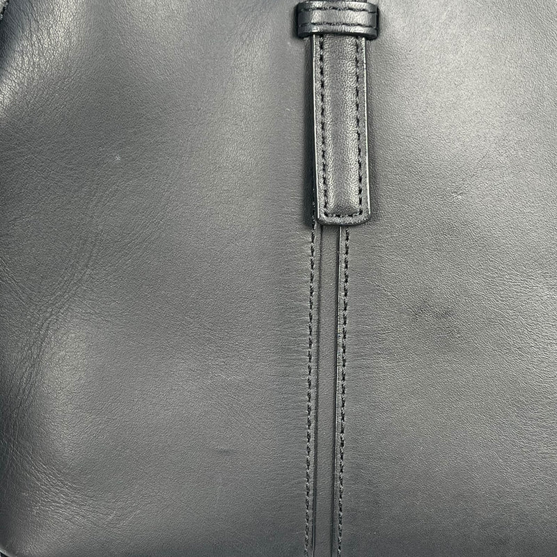 BURBERRY Leather Hand Bag - Black