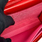 CHANEL Matelasse Chain Wallet Shoulder Bag - Red
