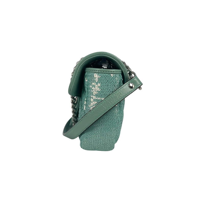 GUCCI GG Marmont Sequinned Shoulder Bag