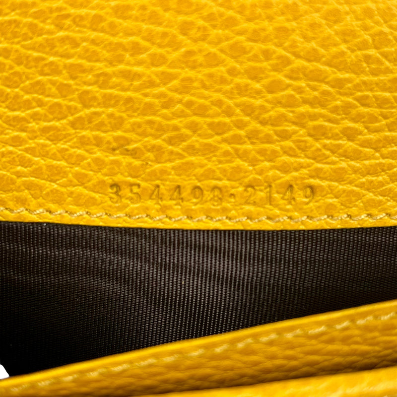 GUCCI Swing Continental Long Wallet - Yellow