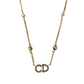 Dior Clair D Lune Necklace Metal Resin Pearl and Crystal