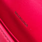 Balenciaga Hourglass Chain Shoulder Bag - Red