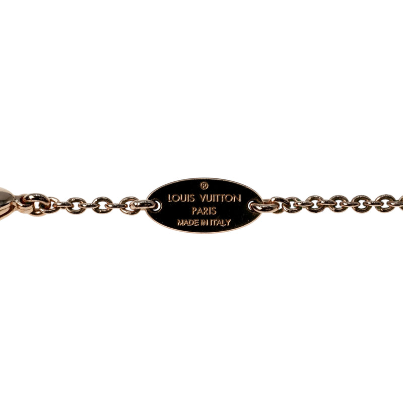 Louis Vuitton Essential V Necklace Rose Gold