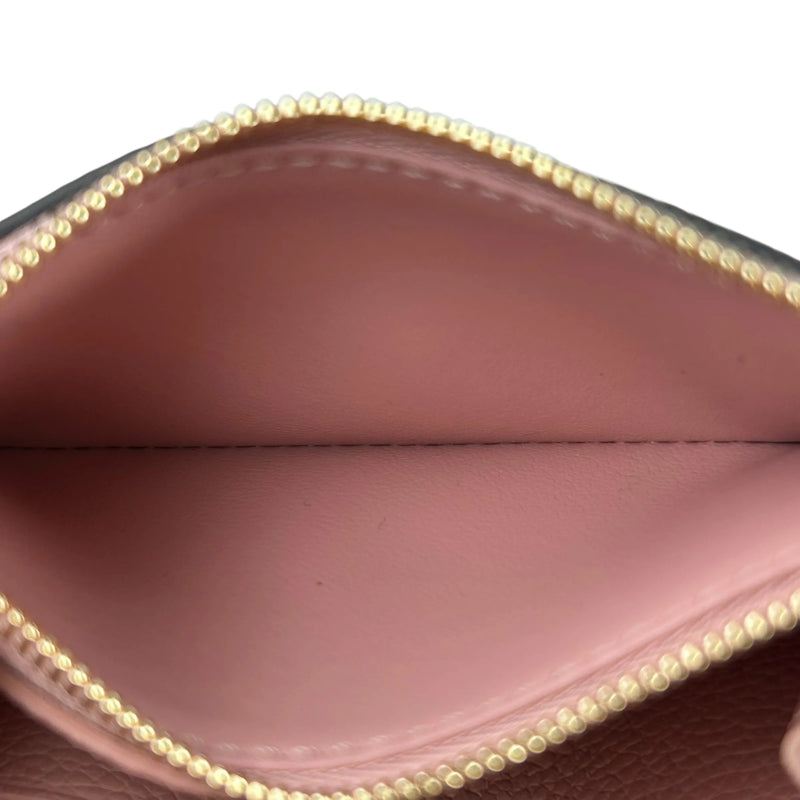 Louis Vuitton Monogram Empreinte Porte Monnaie Rosalie Coin Case - Pink 