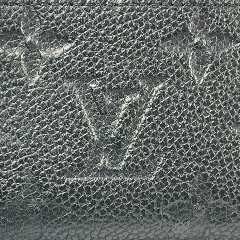 Louis Vuitton Monogram Empreinte Porte Cartes Card Case - Black