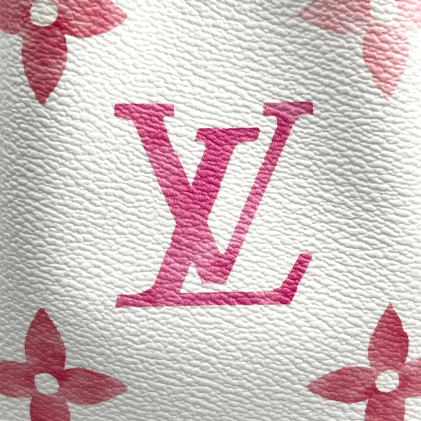 Louis Vuitton Monogram Nano Noe By The Pool Bucket Bag - Pink×White