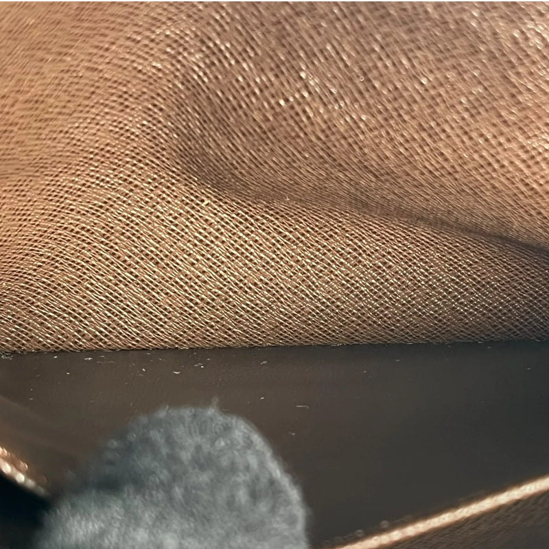 Louis Vuitton Damier Portefeuille Sistina Long Wallet - Brown