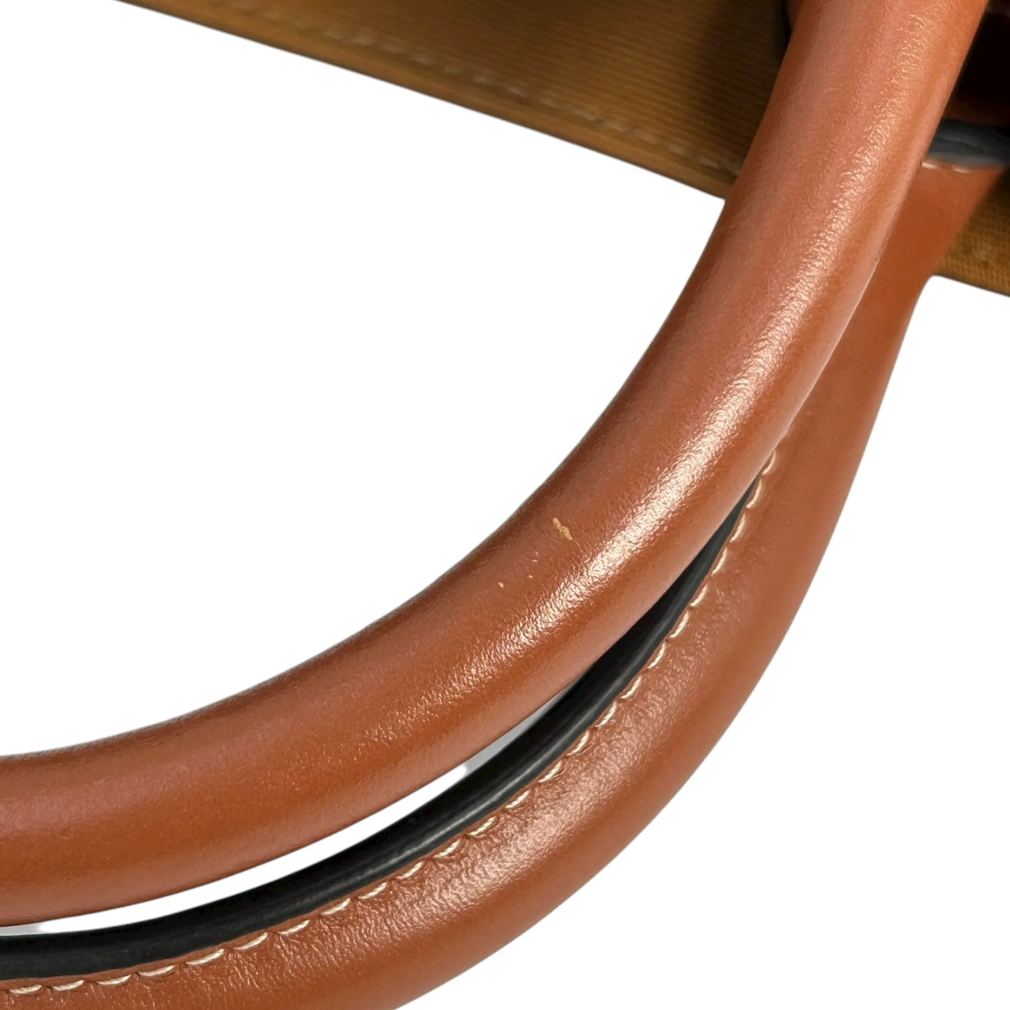 Celine Mini Vertical Cabas Triomphe Canvas Hand Bag - Brown 