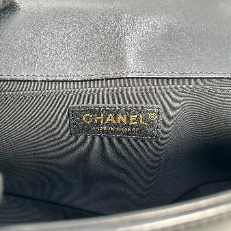 CHANEL Boy Chanel Hand Bag Shoulder Bag - Black