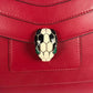 BVLGARI Serpenti Forever Crossbody Bag Chain Shouder Bag - Red