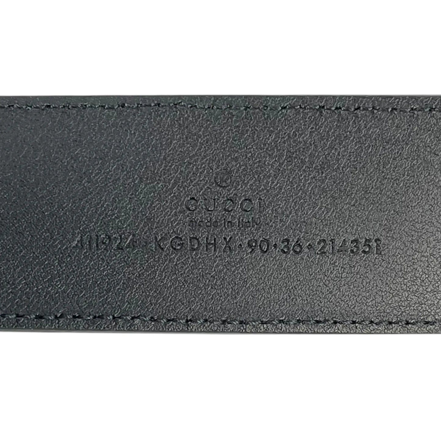 GUCCI Interrocking G Belt - Black - 34214 