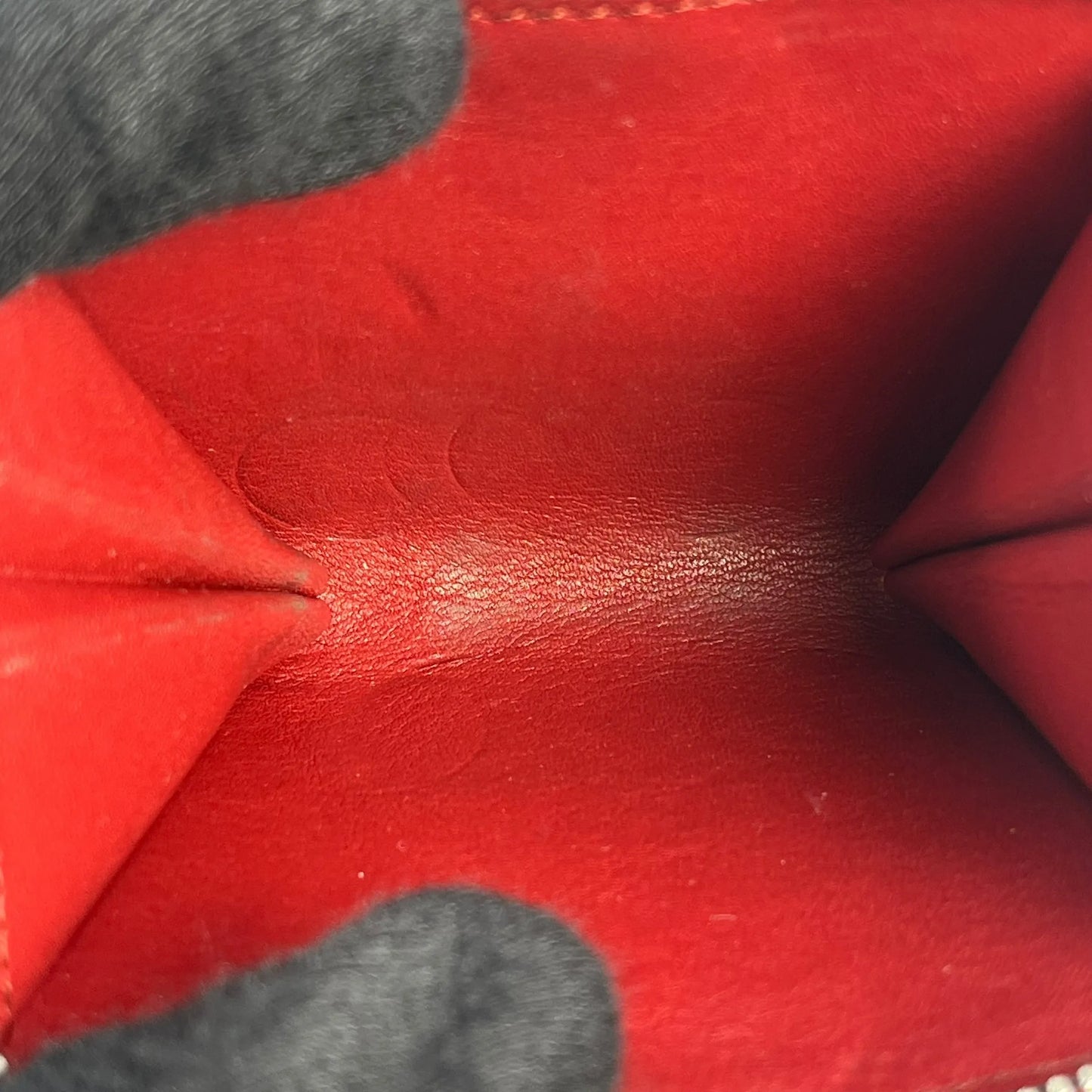 Loewe Calfskin Vertical Compact Wallet - Brown 