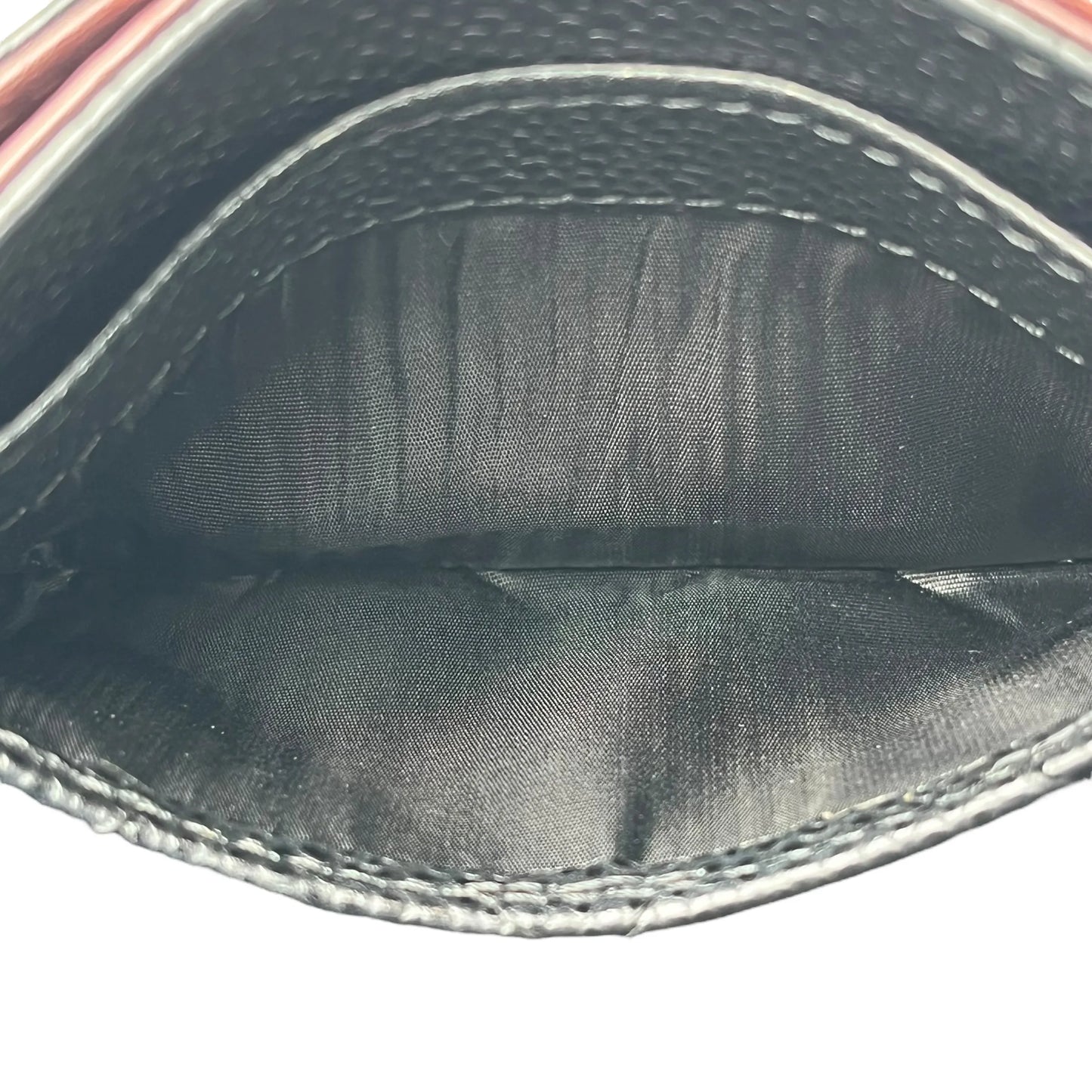 CHANEL Matelasse Caviar Leather Card Case - Black 