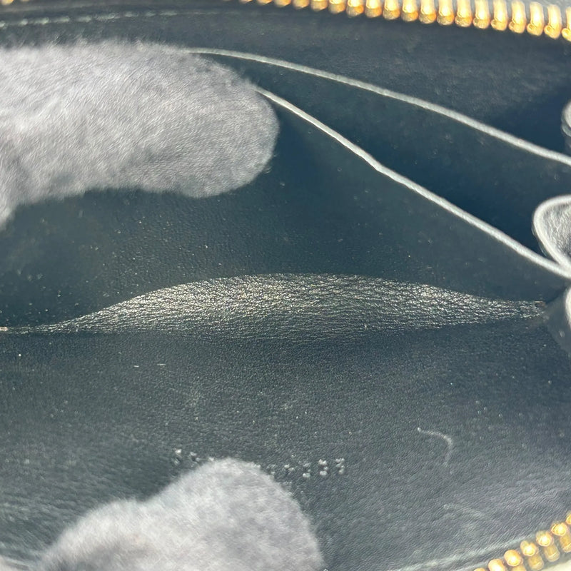 GUCCI グッチシマ GGパターン レザー コインケース - ブラック