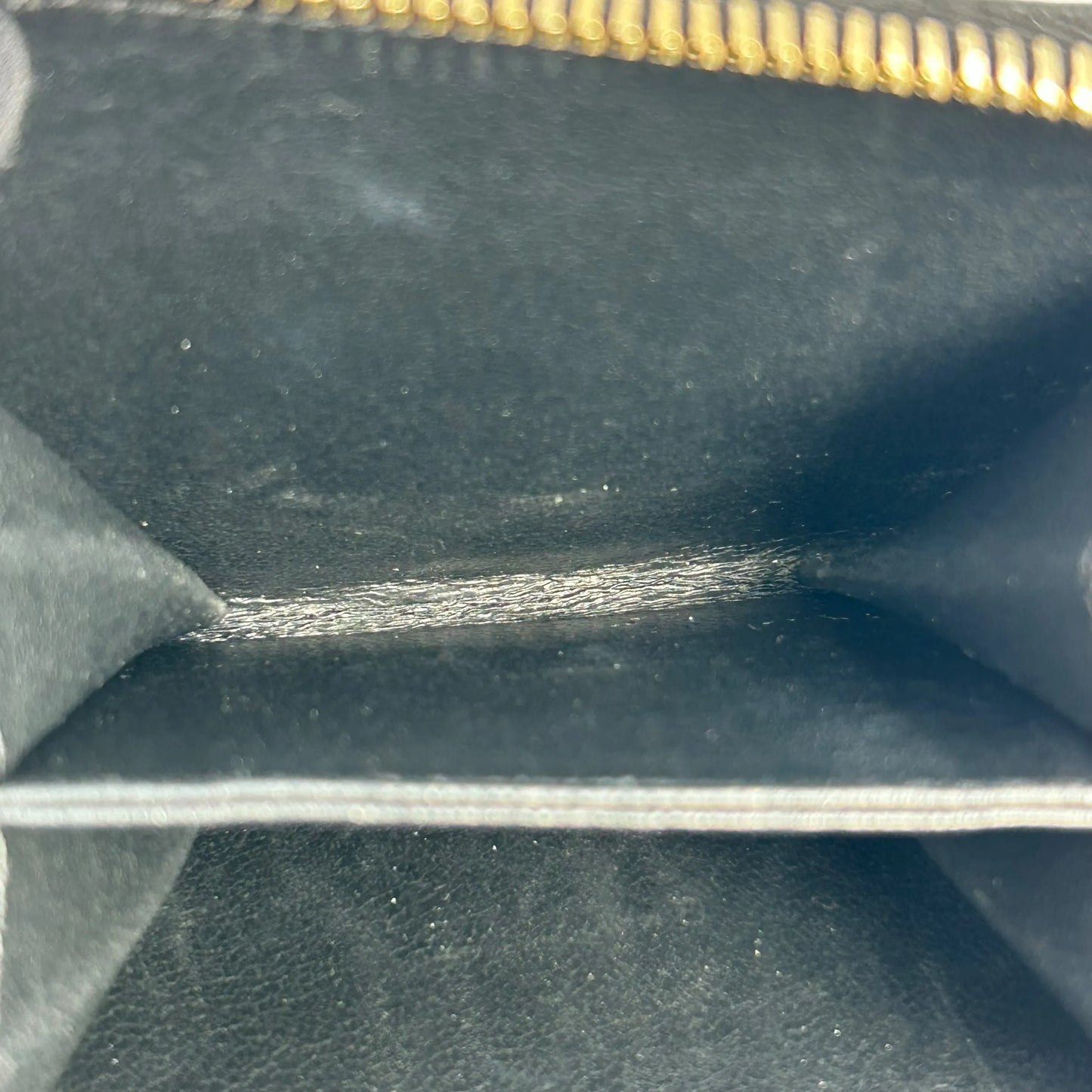 SAINT LAURENT カサンドラ ラウンドジップ レザー コンパクトウォレット - ブラック