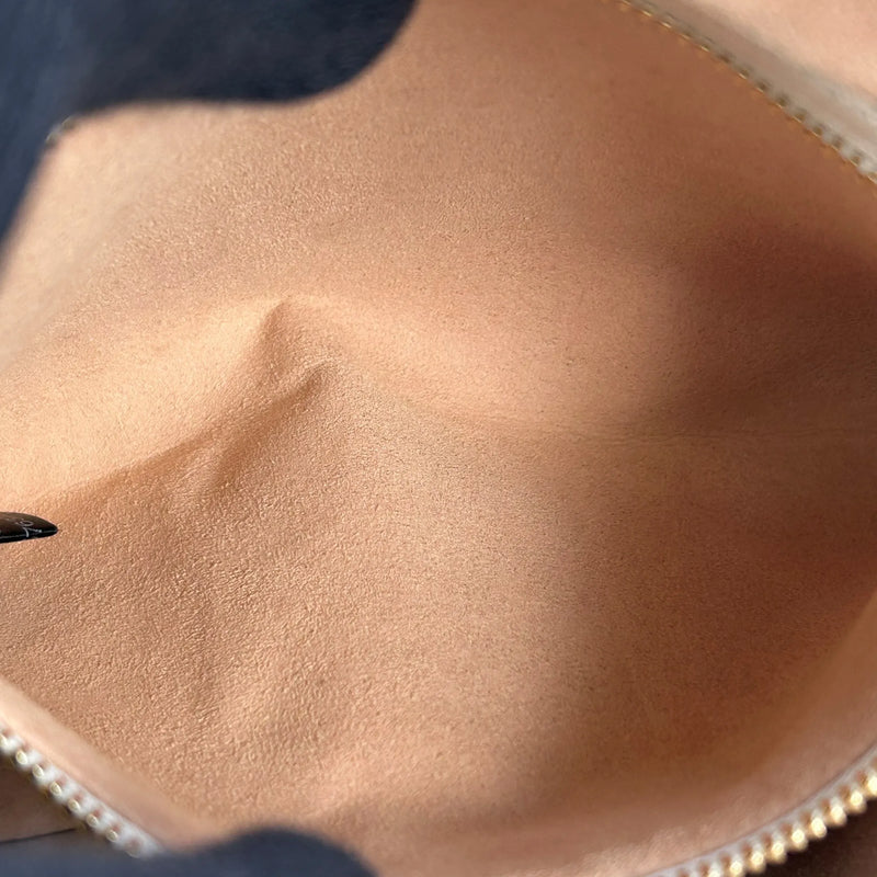 GUCCI ホースビット GGスプリーム キャンバス ショルダーバッグ - ブラウン × ホワイト