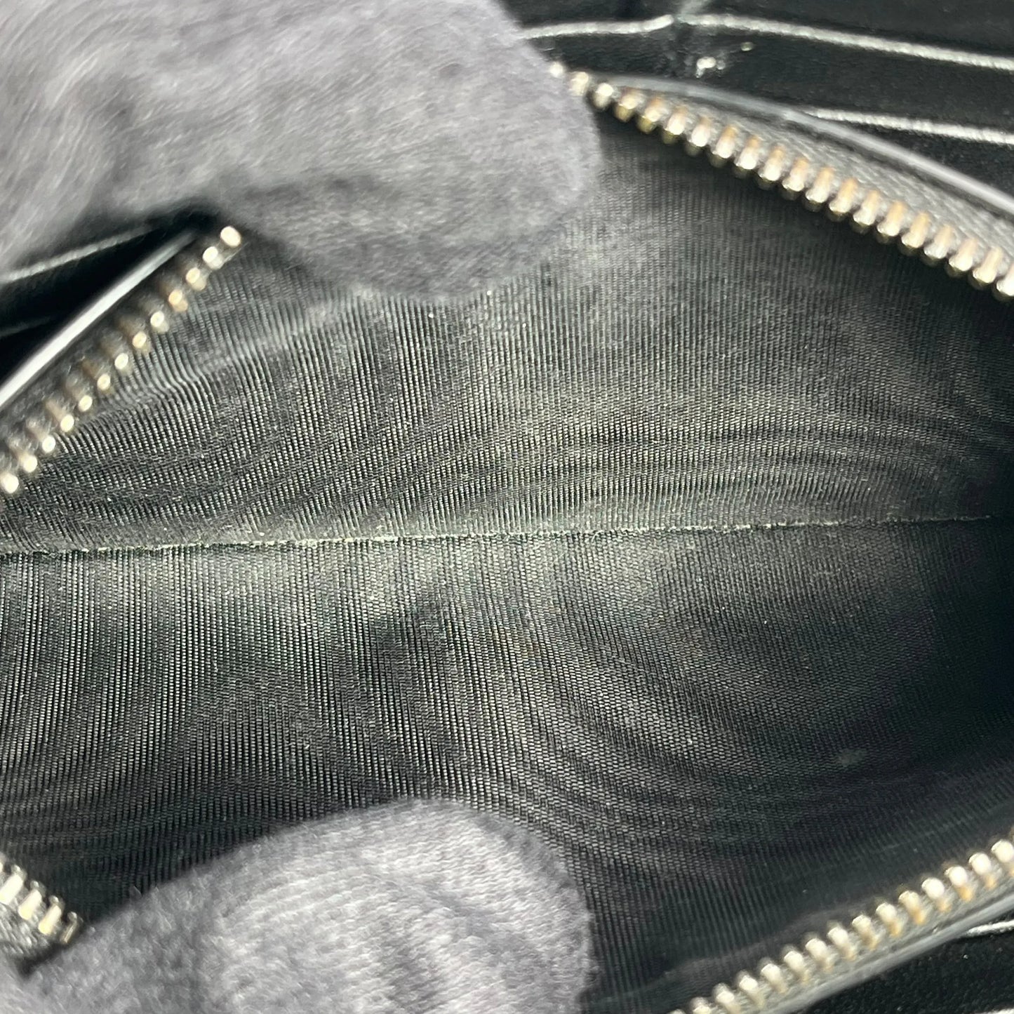 BOTTEGA VENETA Intrecciato Leather Long Wallet - Black 