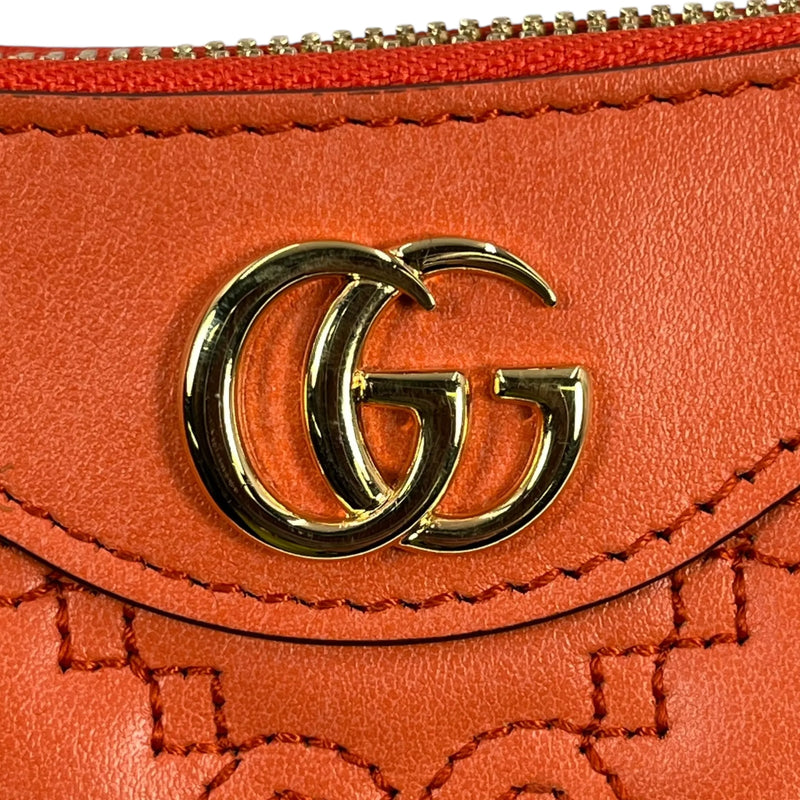 GUCCI GG Matelasse Small Shoulder Bag/Handbag - Orange 