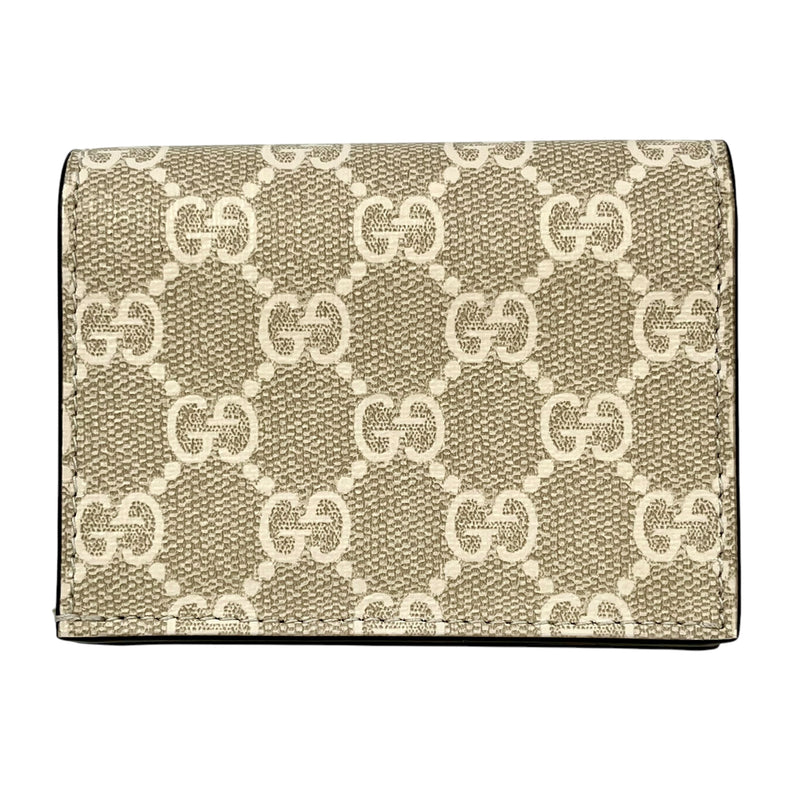 GUCCI GG Marmont Compact Wallet - Beige