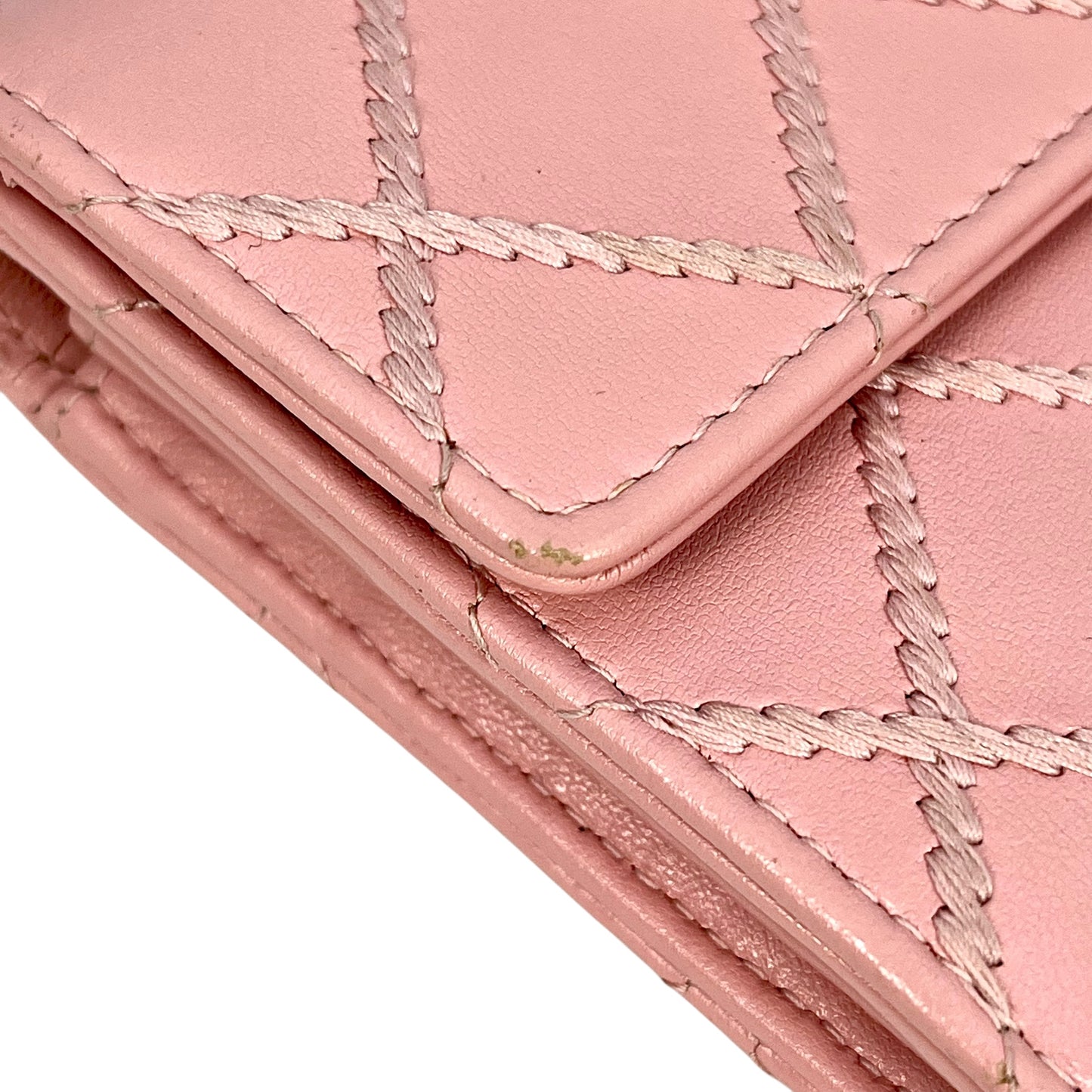 CHANEL Wild Stitch Long wallet Lambskin