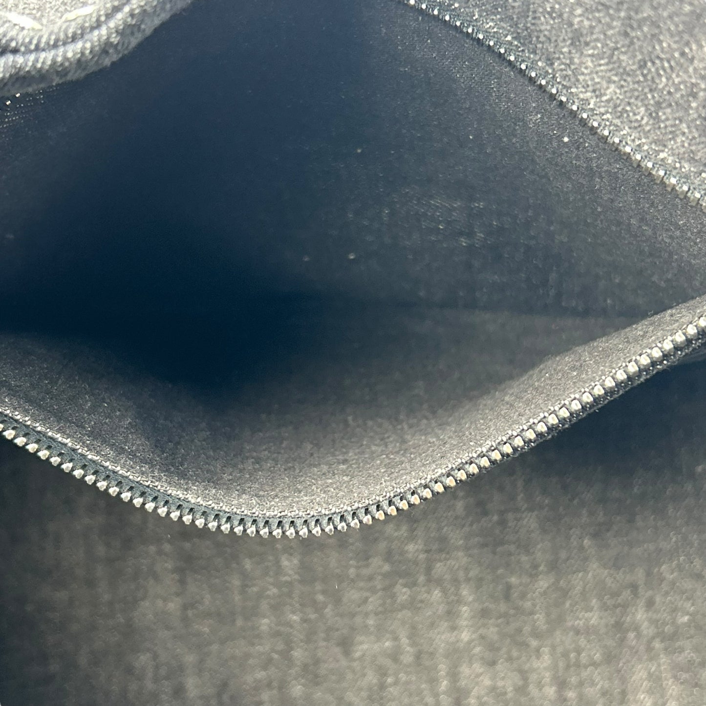 PRADA Canapa Rhinestone Hand Bag - Charcoal Gray