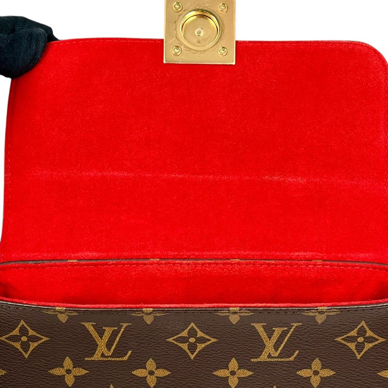 Louis Vuitton Lock BB Hand Bag Shoulder Bag - Red