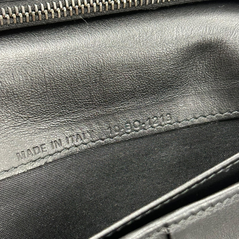 Dior Oblique Vertical Long Wallet - Black