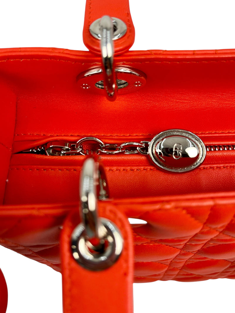 Dior Lady Dior 2way Bag - Orange