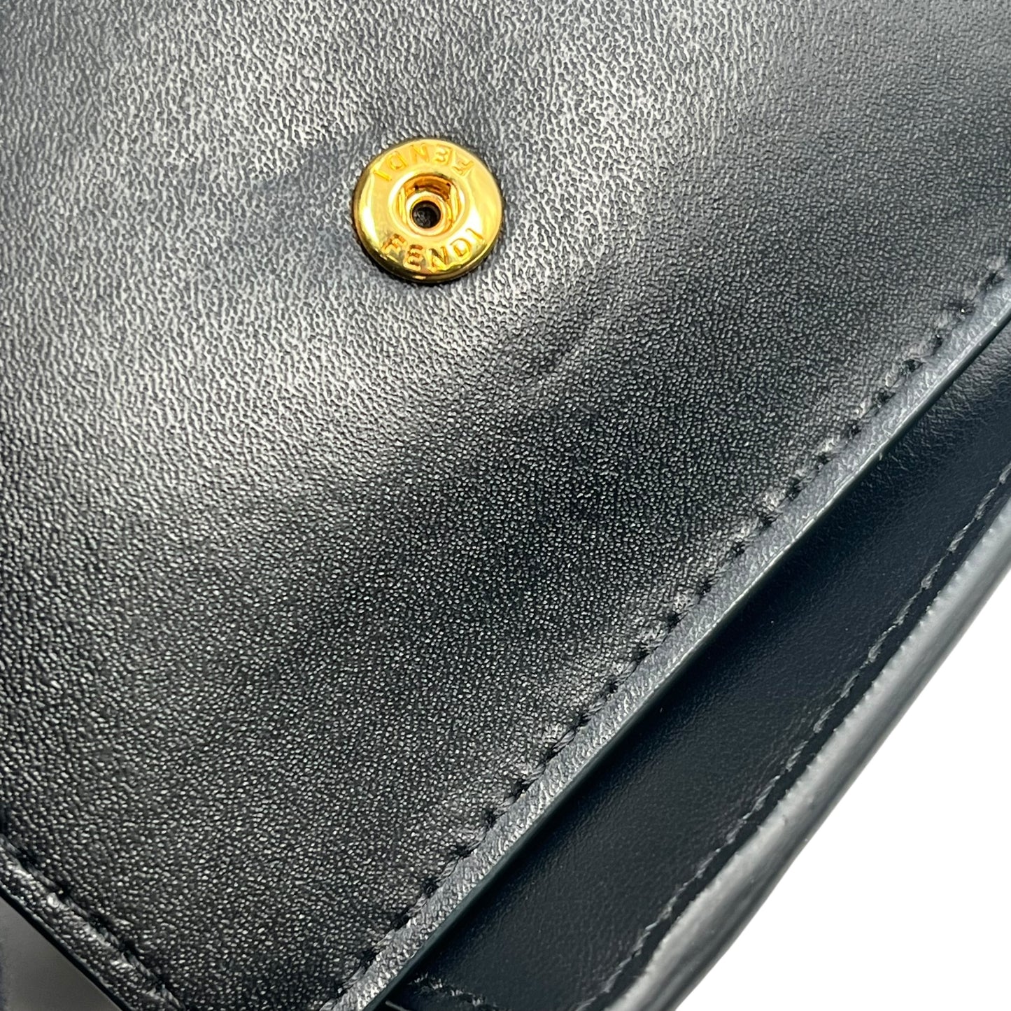 FENDI F Is Fendi Compact Wallet - Black
