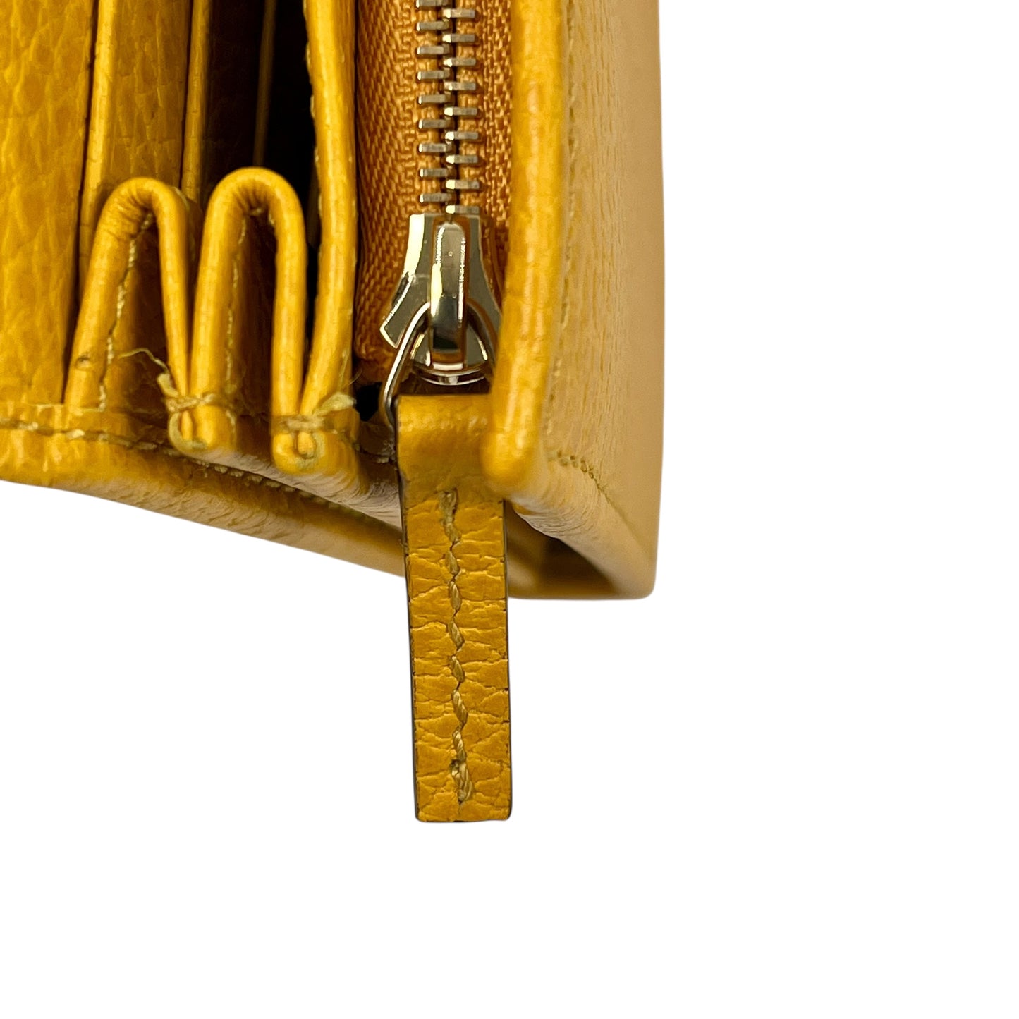 GUCCI Swing Continental Long Wallet - Yellow