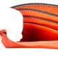 GUCCI GG Logo Embossed Compact Wallet - Orange