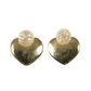 K18 Yellowgold Diamond Heart Earring