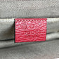 GUCCI Interlocking G Chain Shoulder Bag - Red 