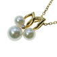 Pearl Diamond Necklace 18KYG Jewelry