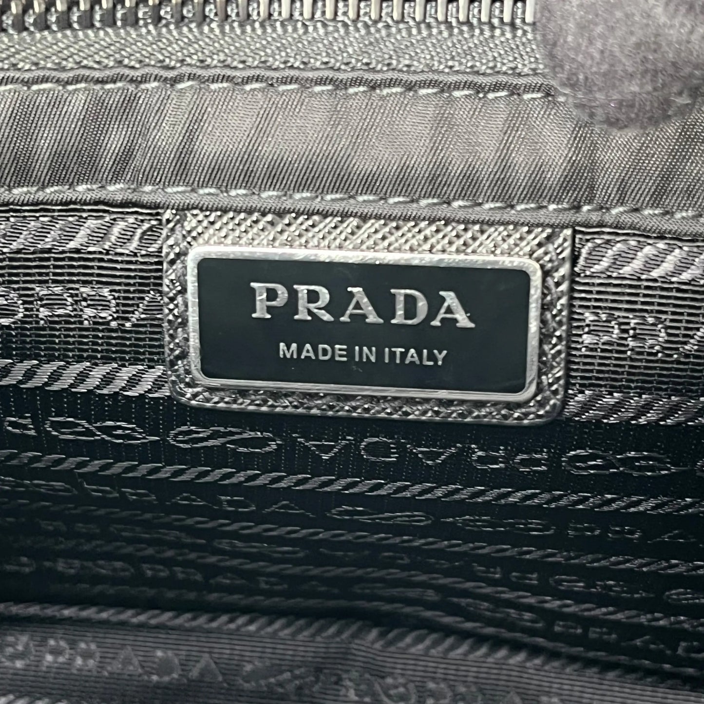 PRADA Re-Nylon Shoulder Bag with Pouch - Black