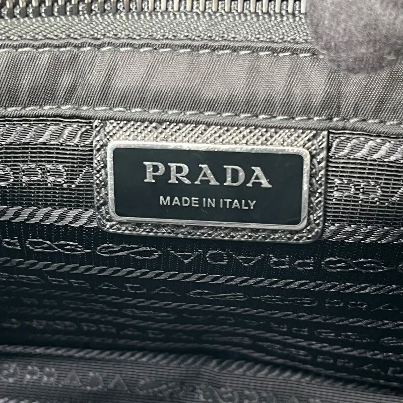 PRADA Re-Nylon Shoulder Bag with Pouch - Black