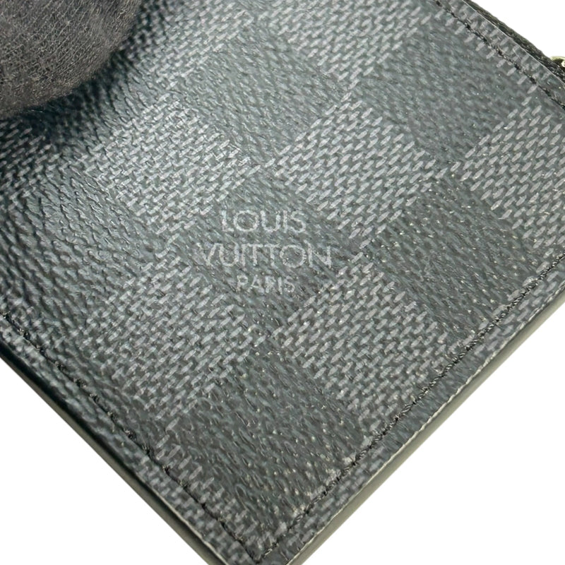 Louis Vuitton Damier Card Case Coin Case - Black