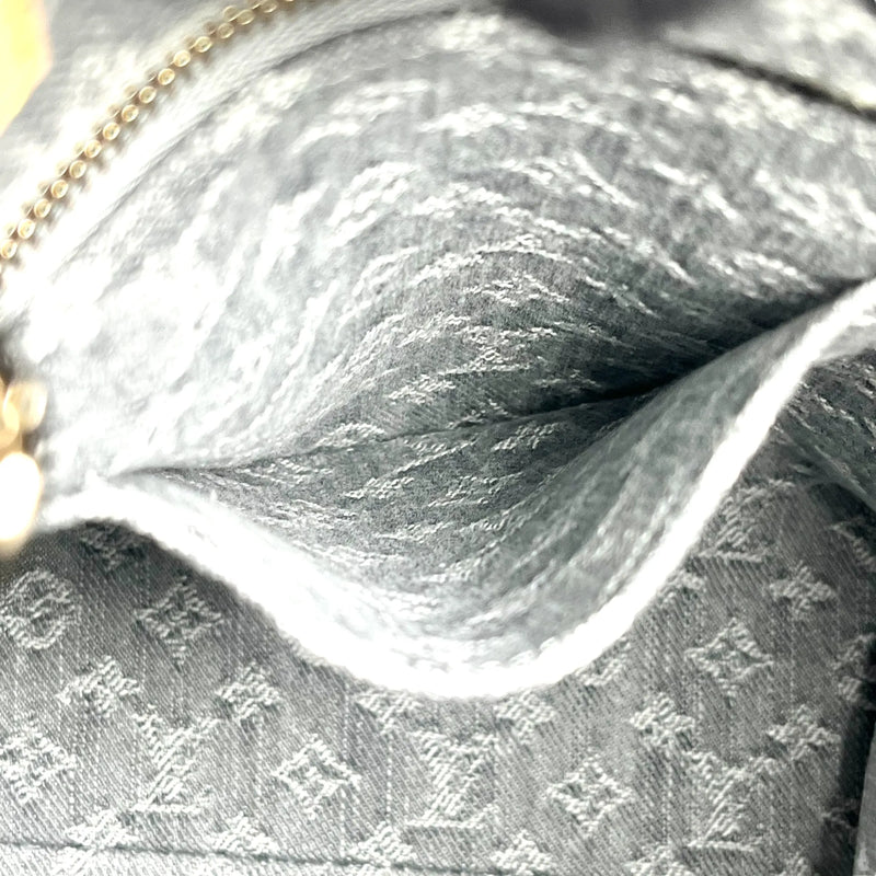 Louis Vuitton Monogram Denim MM Tote Bag - Blue Gray - 33685