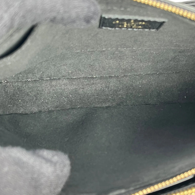 Louis Vuitton Monogram Empreinte Multi Pochette Hand Bag - Black