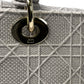 Christian Dior Lady Dior D Lite Hand Bag Shoulder Bag - Gray