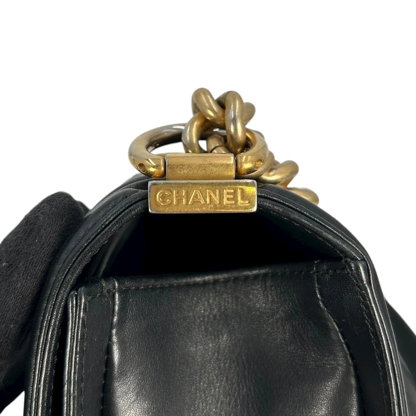 CHANEL Boy Chanel Hand Bag Shoulder Bag - Black