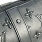 LOUIS VUITTON City Keepall Monogram Seal Shoulder Bag - Black