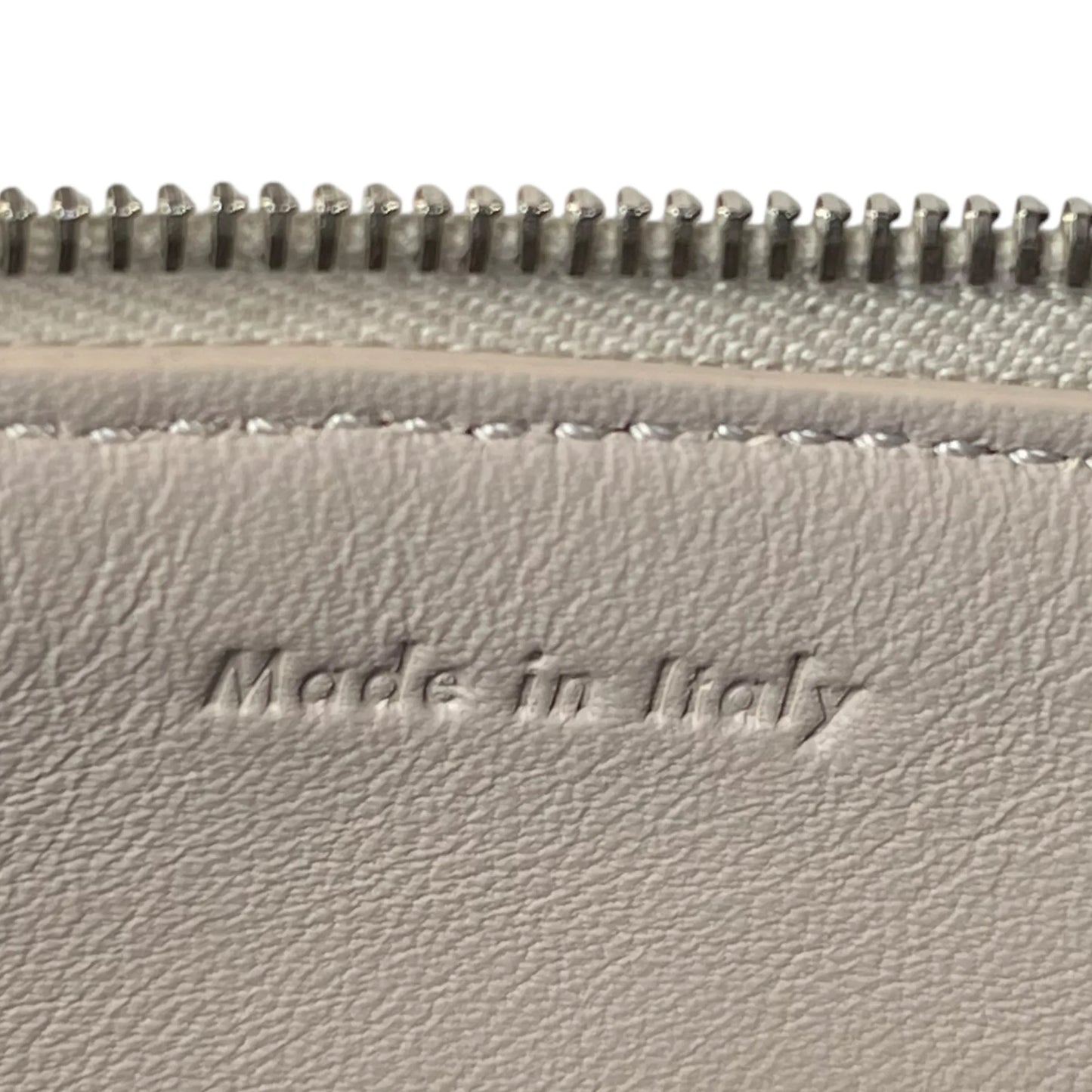 CELINE Two-Tone Key Ring Coin Case - Gray and Blue 