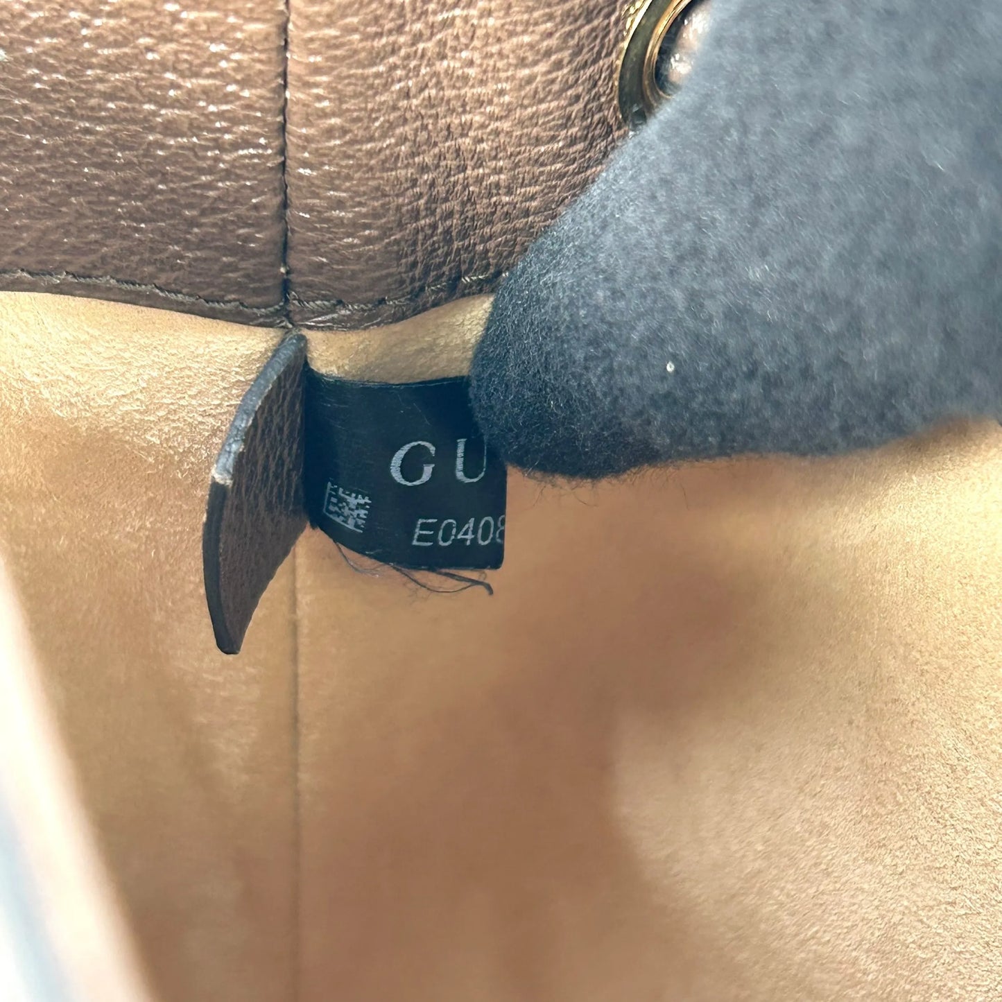 GUCCI Ophidia GG Supreme Canvas Mini Bucket Bag - Brown 