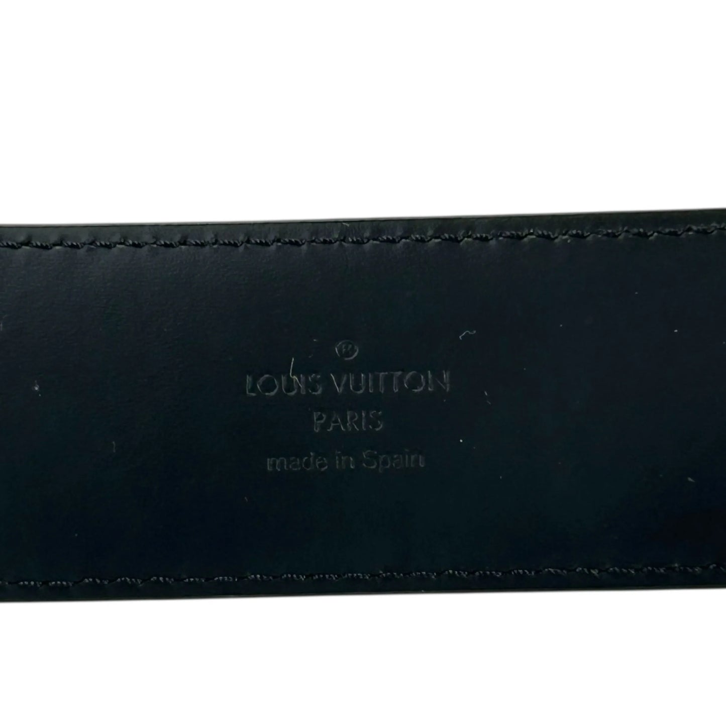 LOUIS VUITTON Damier Graphite Belt - Black
