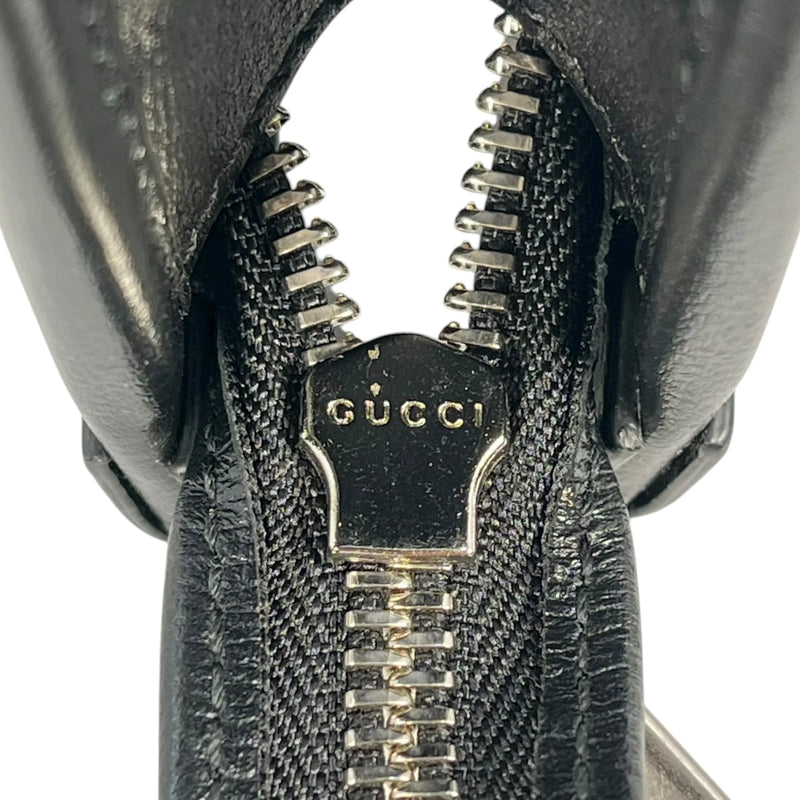 GUCCI GG Supreme Canvas Interlocking G Clutch Bag - Black 