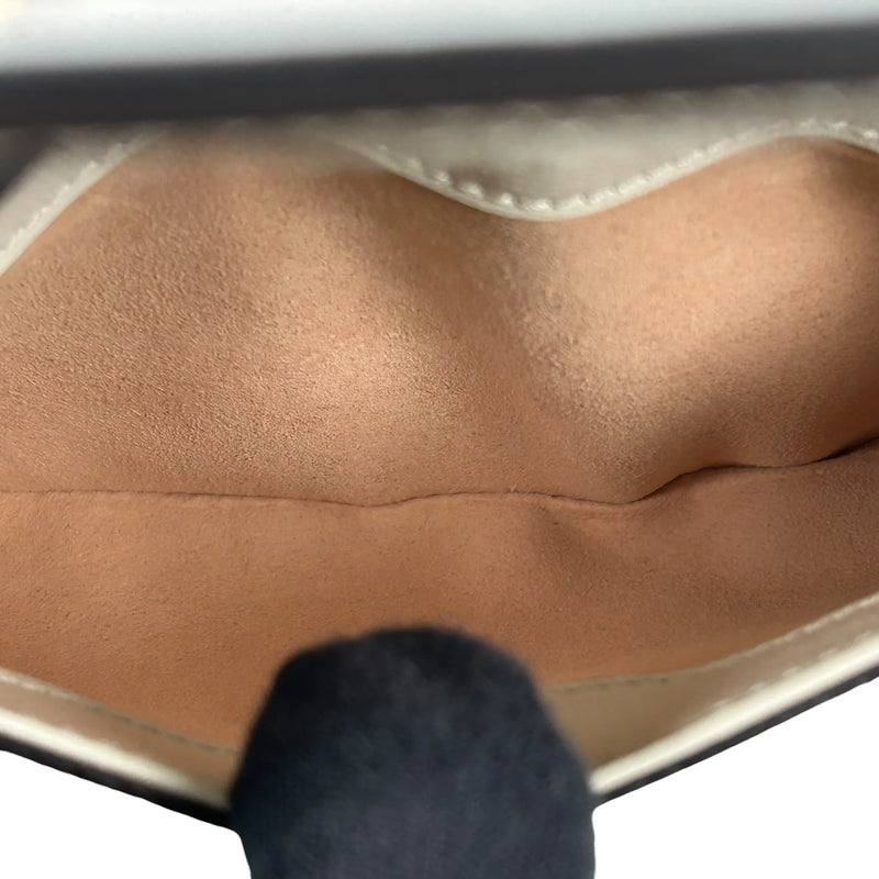 GUCCI ホースビット GGスプリーム キャンバス ショルダーバッグ - ブラウン × ホワイト