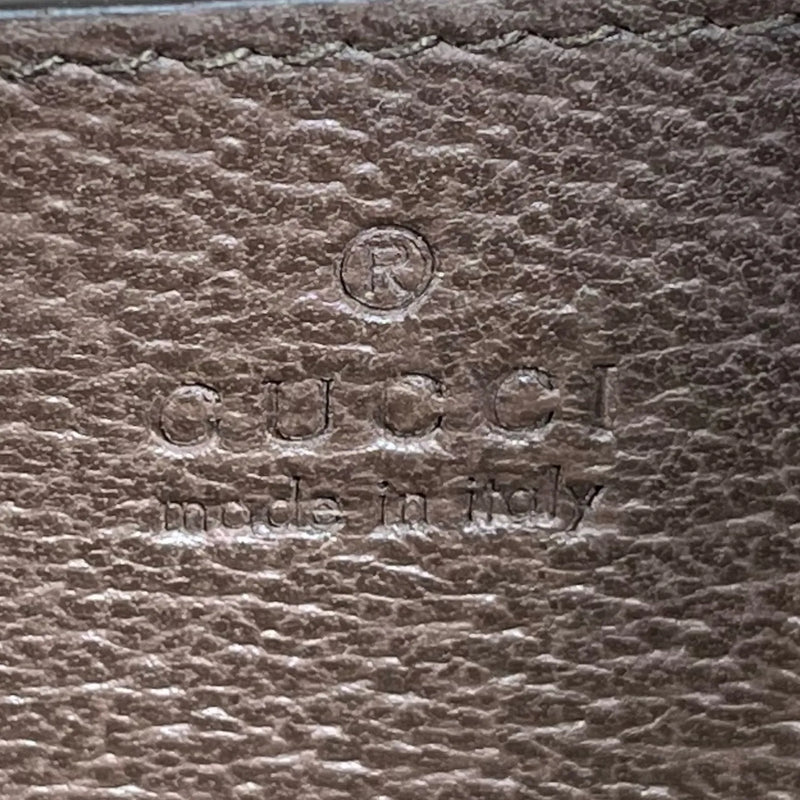 GUCCI オフディア スモール GGスプリーム キャンバス ショルダーバッグ - ブラウン