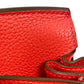 HERMES Birkin30 taurillon Rouge pivoine SVmetal fittings □R
